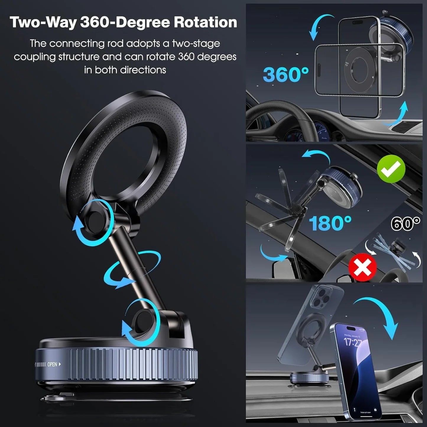 GripMag 360° Phone Holder