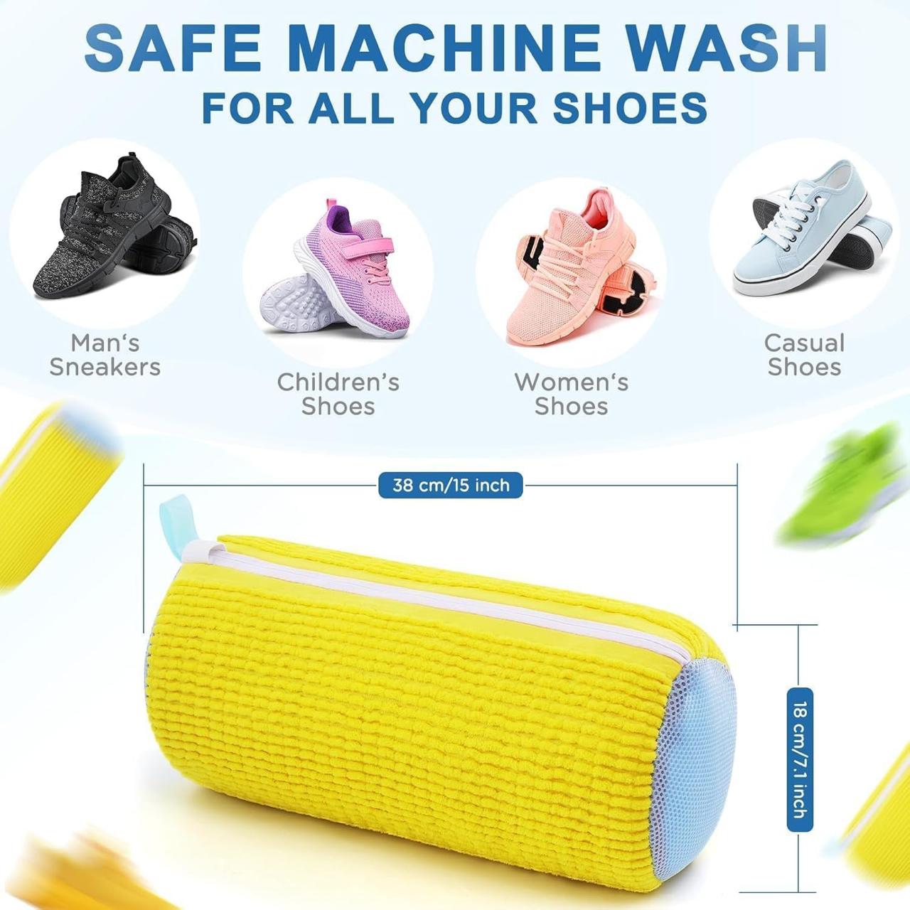 ShoeWash Pro™ Shoe Cleaning Bag for Washing Machine | Deep Clean Shoes/Sneakers at Home (Pack of 1)
