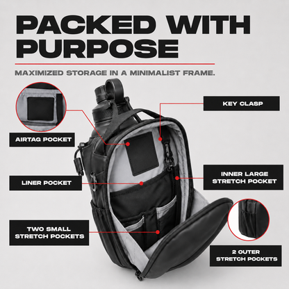 Magnetic Hanging Gym Bag with Multi Compartment | Gym Bag