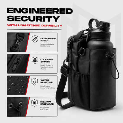Magnetic Hanging Gym Bag with Multi Compartment | Gym Bag