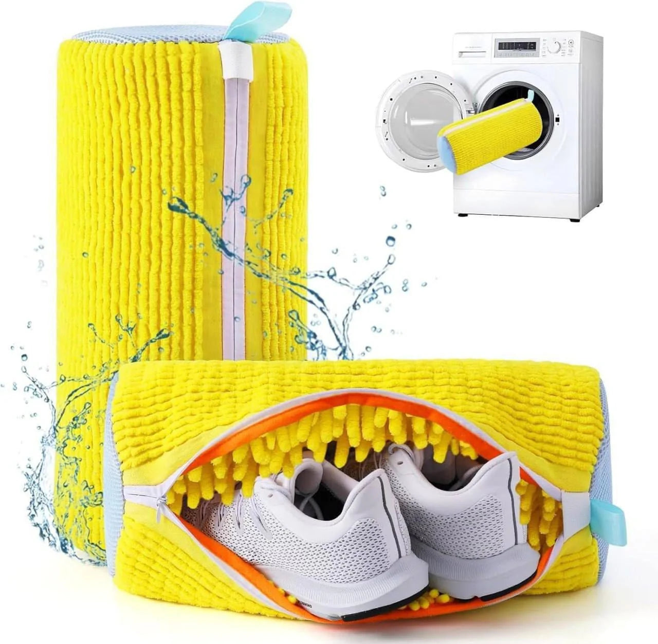 ShoeWash Pro™ Shoe Cleaning Bag for Washing Machine | Deep Clean Shoes/Sneakers at Home (Pack of 1)