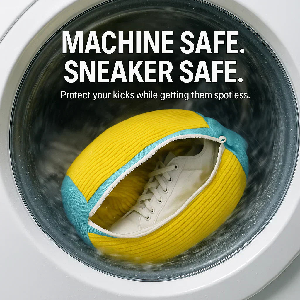 ShoeWash Pro™ Shoe Cleaning Bag for Washing Machine | Deep Clean Shoes/Sneakers at Home (Pack of 1)