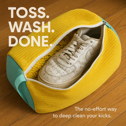ShoeWash Pro™ Shoe Cleaning Bag for Washing Machine | Deep Clean Shoes/Sneakers at Home (Pack of 1)